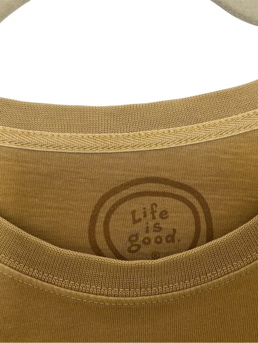 Casual Tee, cotton long sleeves, LIFE IS GOOD Size M